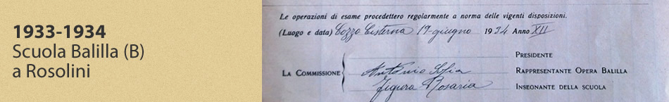1933-1934 - Scuola Balilla (B) a Rosolini